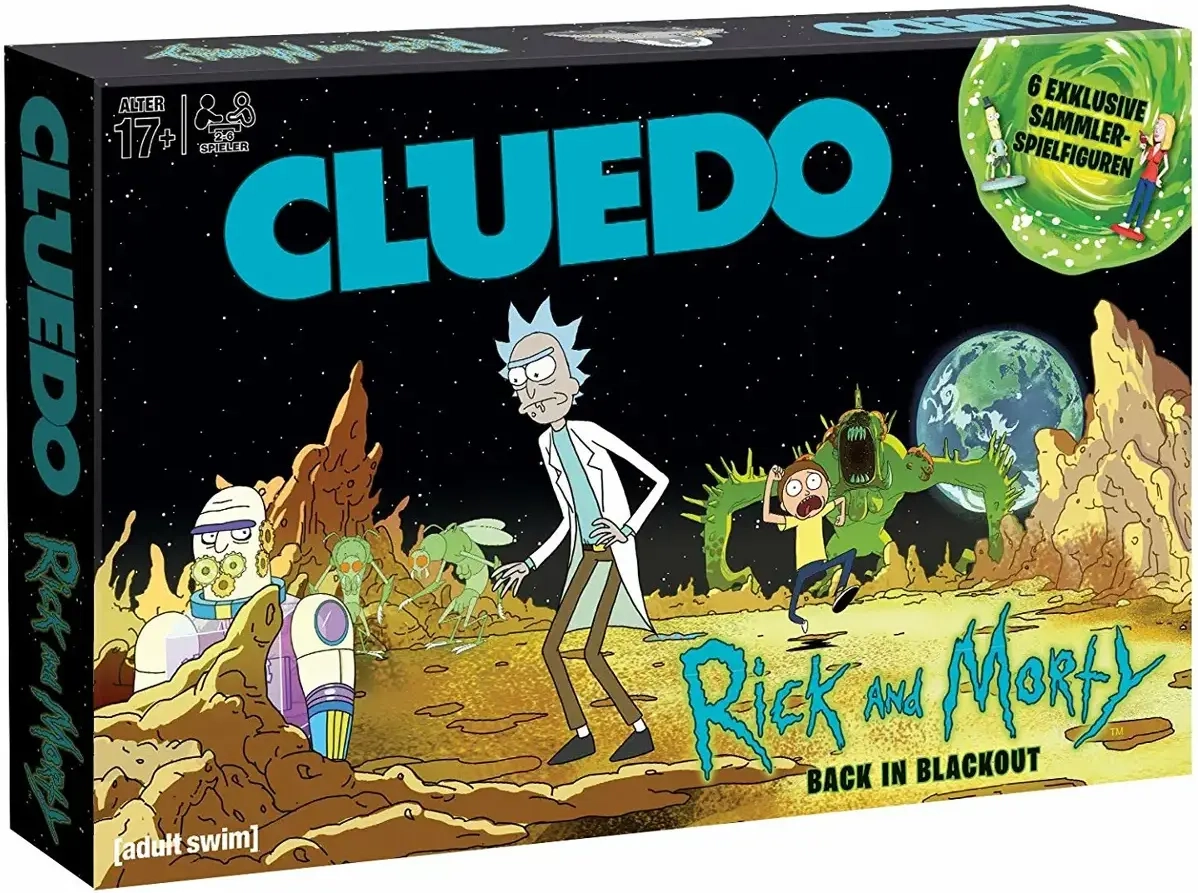 Cluedo - Rick and Morty – Black in Blackout