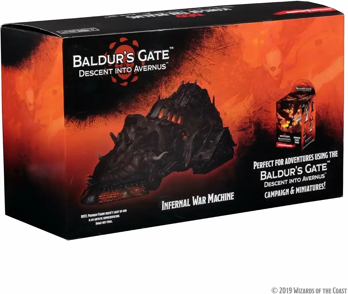 D&D Icons of the Realms: Baldur's Gate: Descent into Avernus - Premium Figur Infernal War Machine - EN