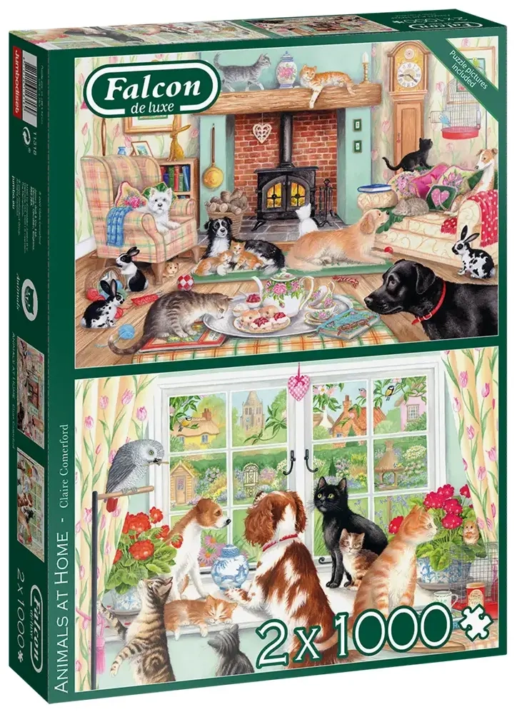 Animals at Home - 2 Puzzles