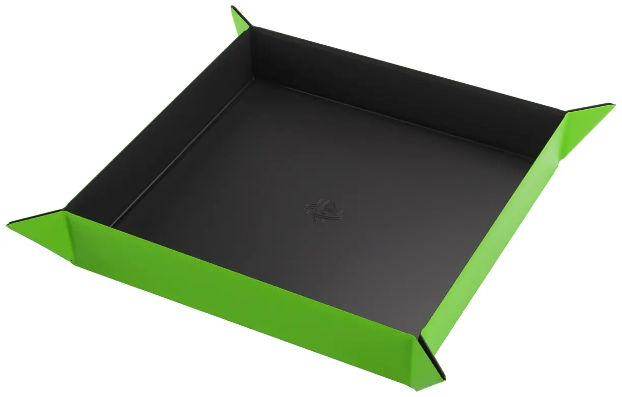 Magnetic Dice Tray Square Black/Green