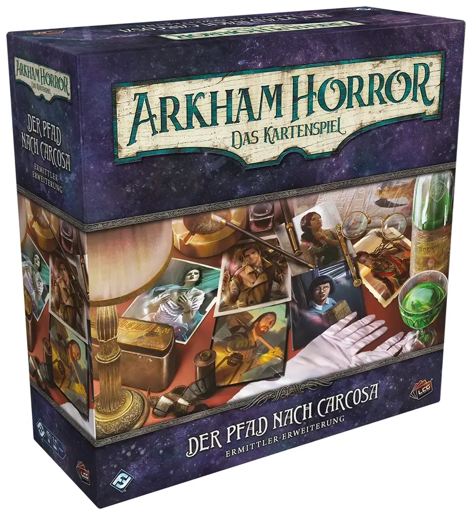 Arkham Horror Kartenspiel - Pfad nach Carcosa Ermittler-Erweiterung