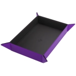 Magnetic Dice Tray Rectangular Black/Purple