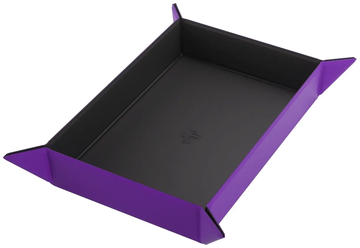 Magnetic Dice Tray Rectangular Black/Purple