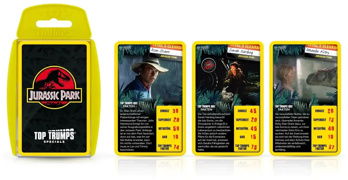 Top Trumps – Jurassic Park