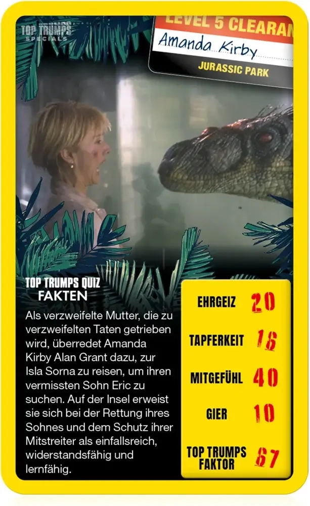 Top Trumps – Jurassic Park