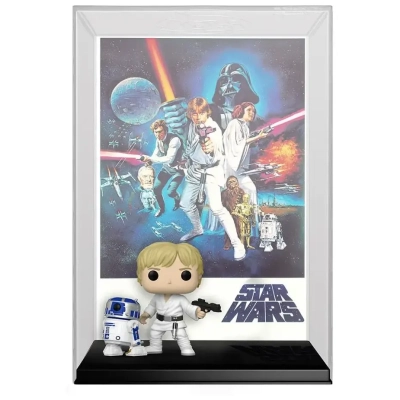 POP - Movie Poster Star Wars Luke Skywalker & R2-D2