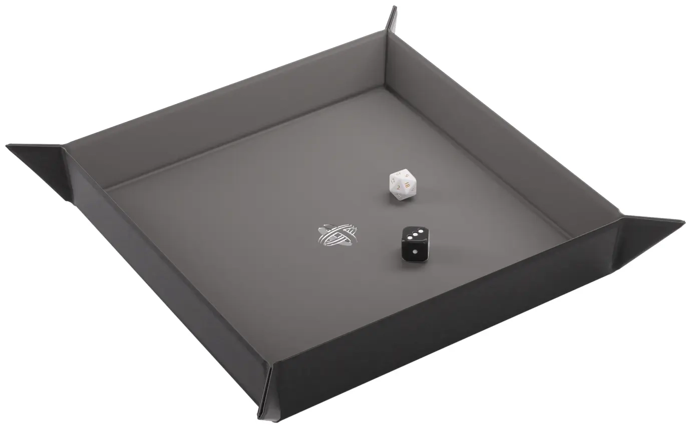 Magnetic Dice Tray Square Black/Gray