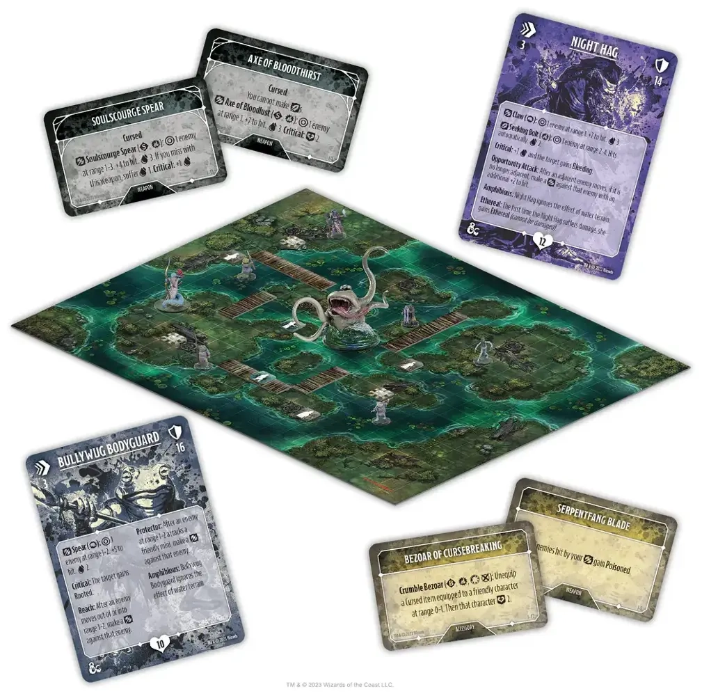 Dungeons & Dragons Onslaught: Nightmare of the Frogmire Coven - Maps & Monsters Expansion - EN