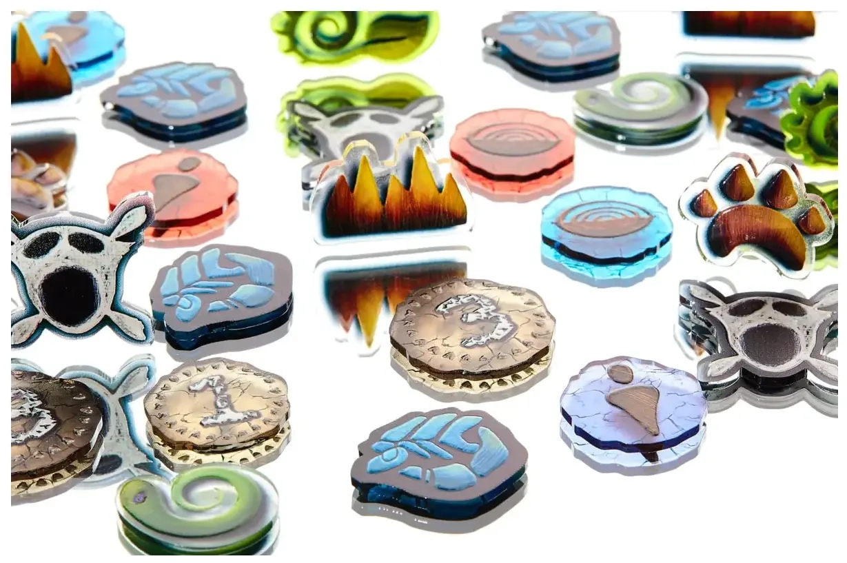 Token and Markers: Spirit Island – Jagged Earth Token Set