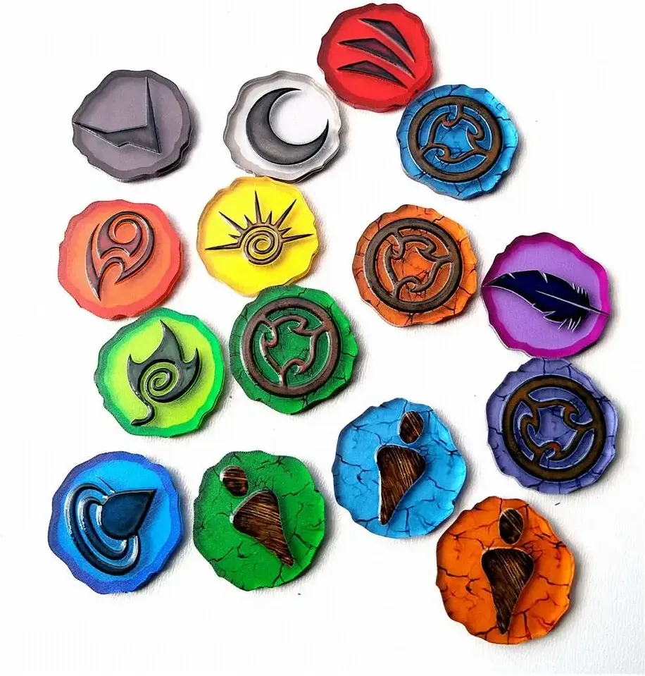 Token and Markers: Spirit Island – Jagged Earth Token Set