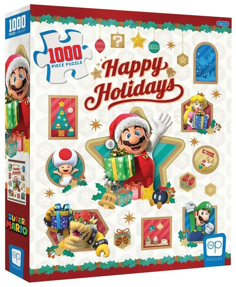 Super Mario Puzzle Happy Holidays