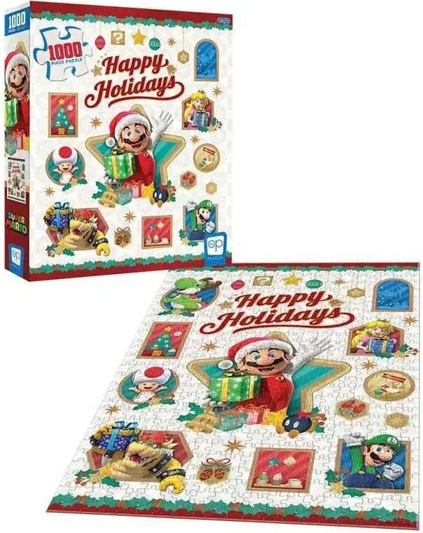 Super Mario Puzzle Happy Holidays