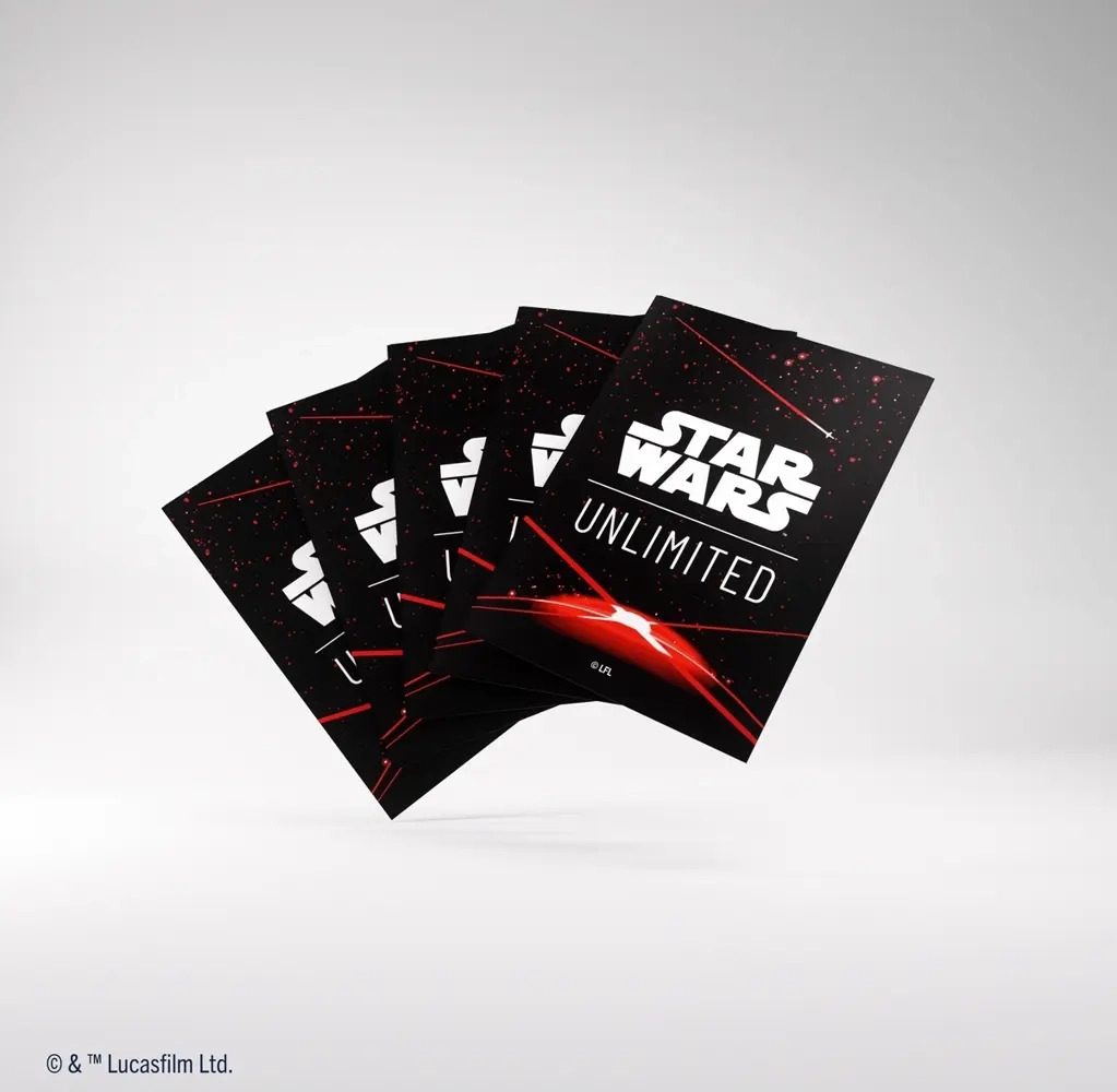 Star Wars: Unlimited Art Sleeves Double Sleeving Pack – Space Red