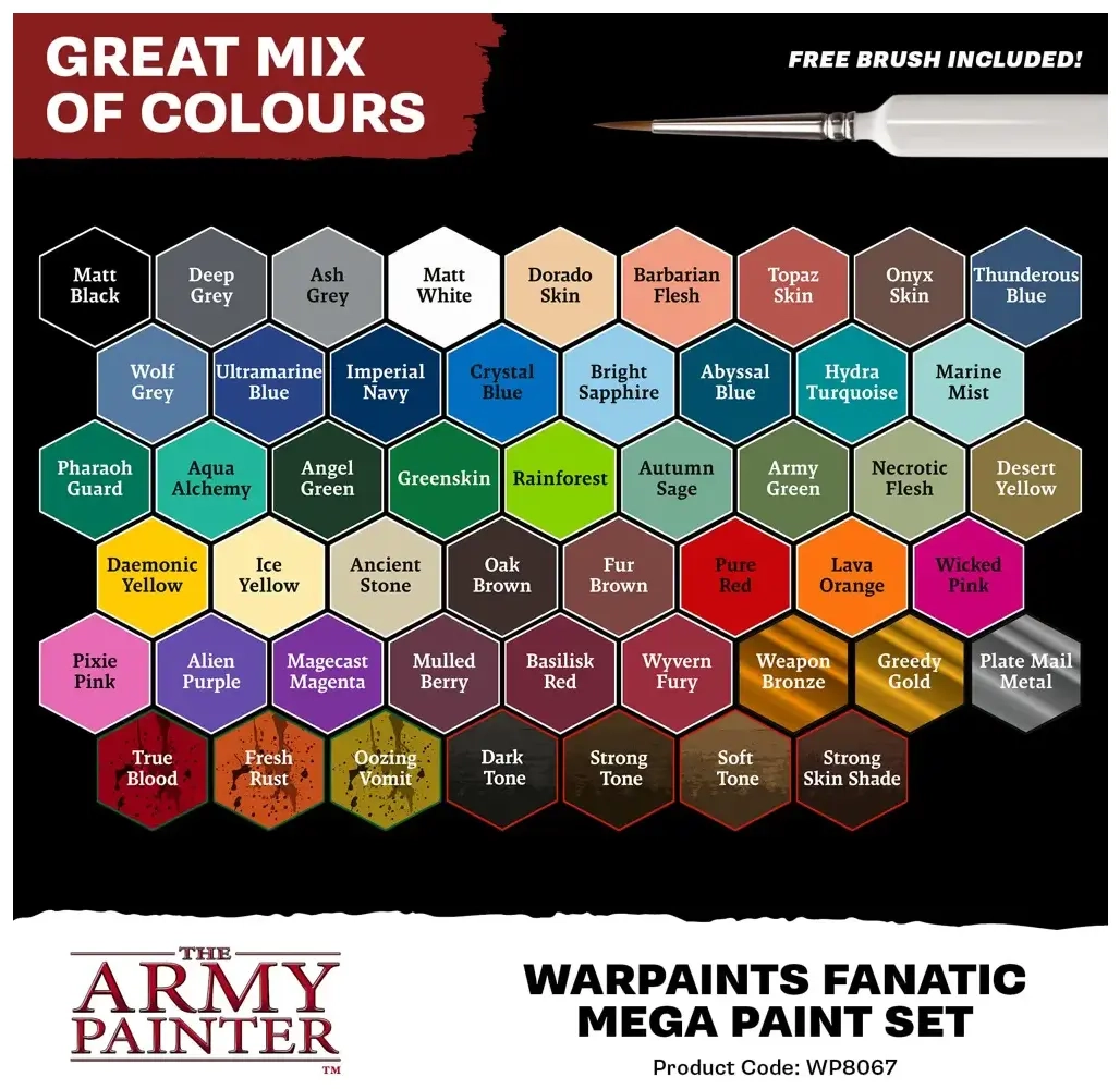 Army Painter – Warpaints Fanatic Mega Set