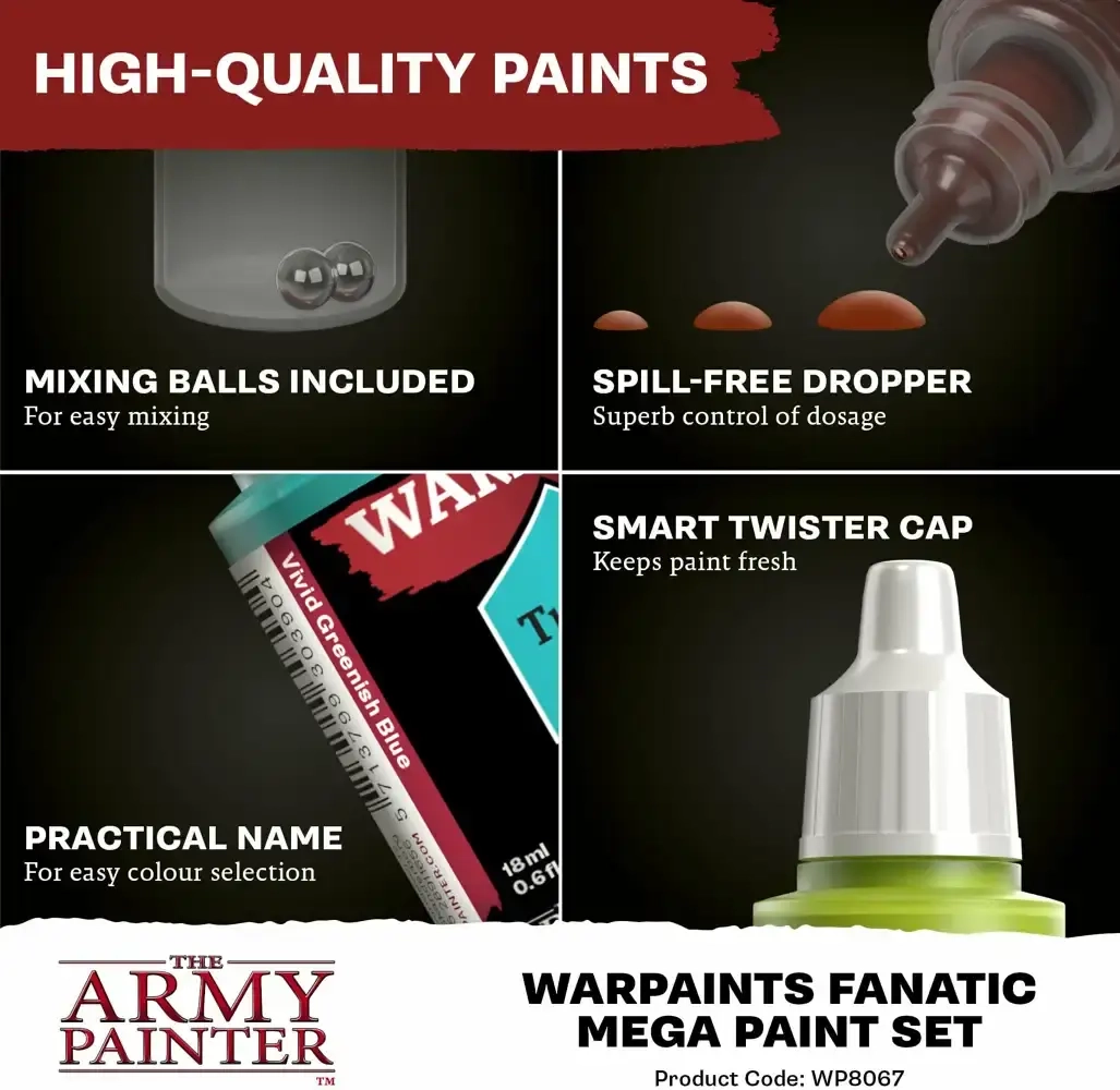 Army Painter – Warpaints Fanatic Mega Set