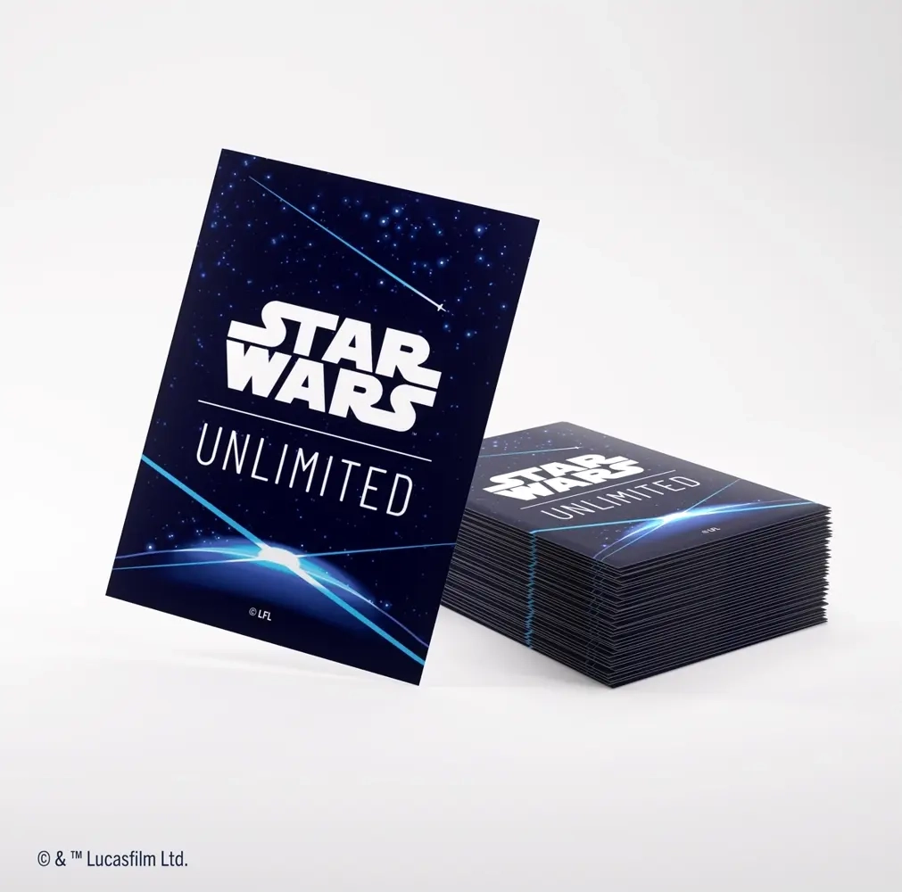 Star Wars: Unlimited Art Sleeves Double Sleeving Pack – Space Blue (Einzelartikel)