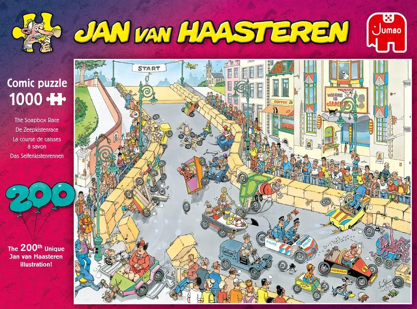 Das Seifenkistenrennen - Jan van Haasteren