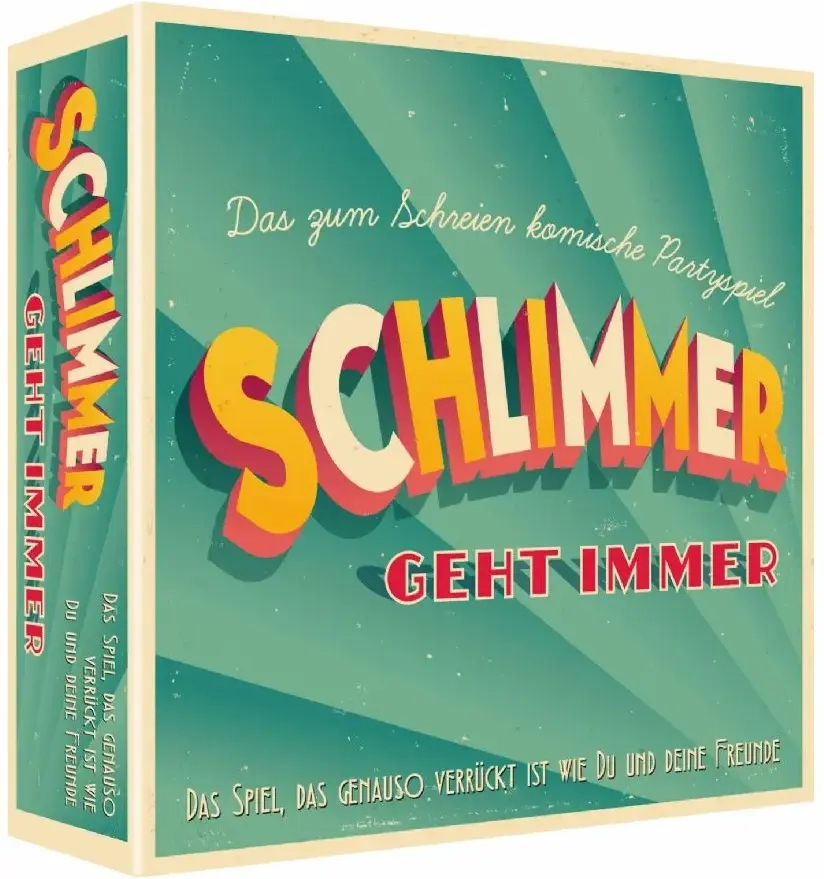 Schlimmer geht immer – Das zum schreien komische Partyspiel