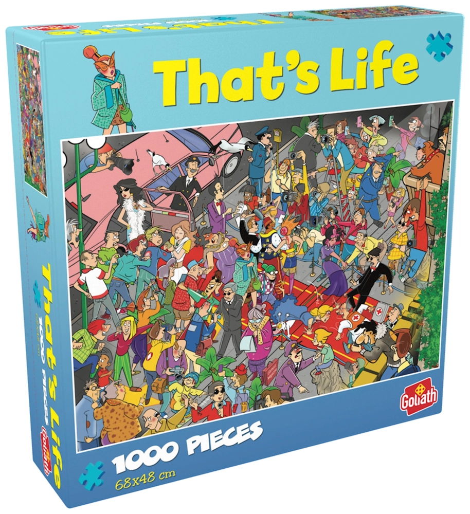 Puzzle That's Life Roter Teppich