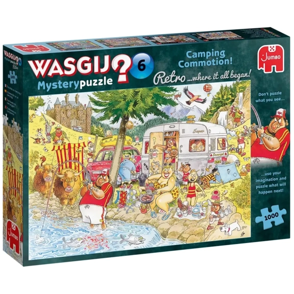 Camping-Wahnsinn! - Wasgij Retro Mystery 6