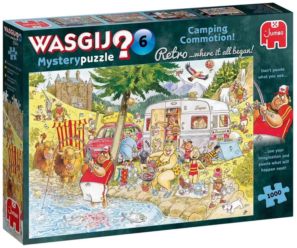 Camping-Wahnsinn! - Wasgij Retro Mystery 6