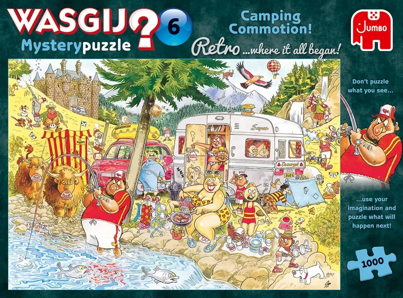 Camping-Wahnsinn! - Wasgij Retro Mystery 6