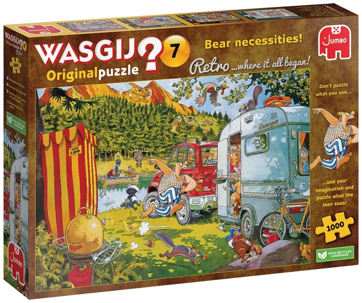 Bär beim Camping! - Wasgij Retro Original 7