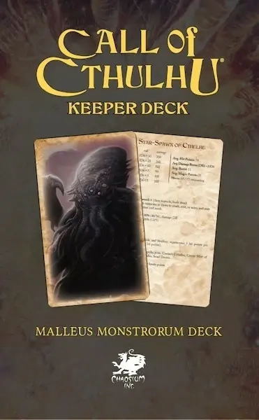 Call of Cthulhu RPG - The Malleus Monstrorum Keeper Deck - EN