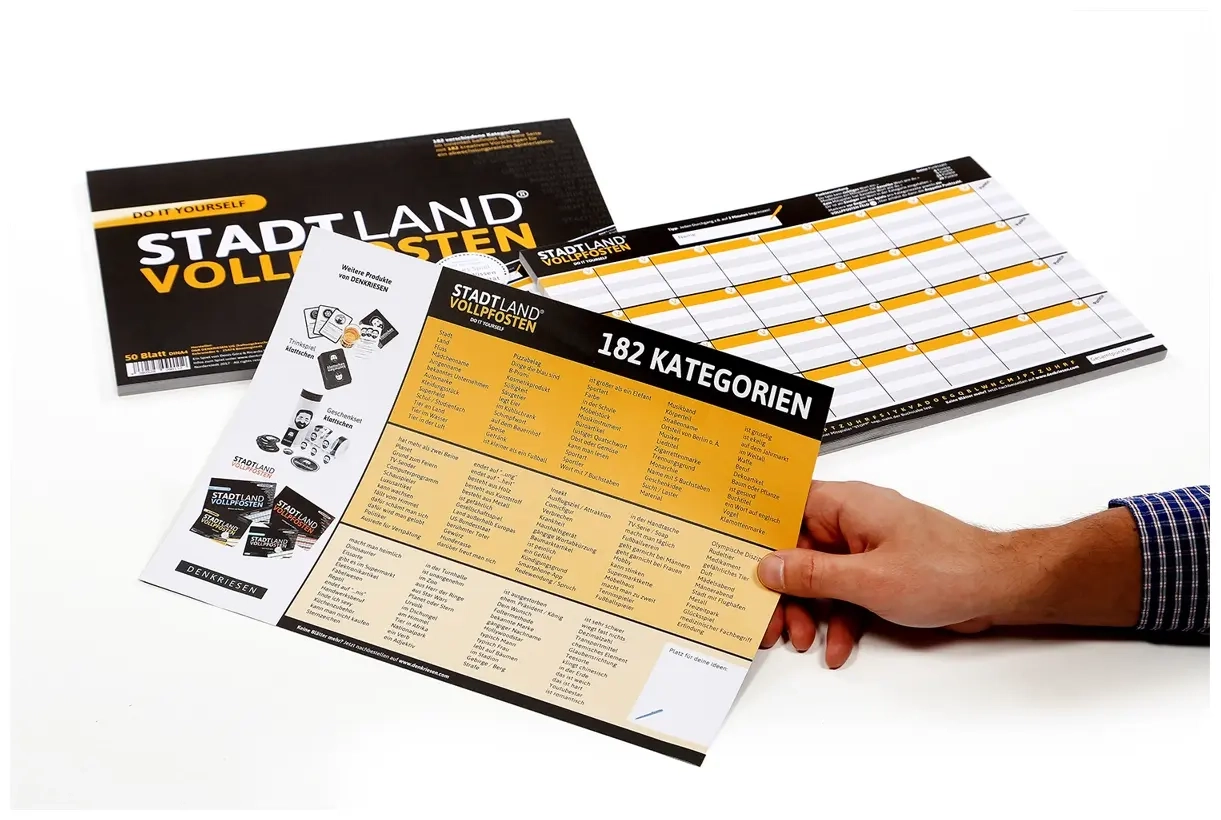 STADT LAND VOLLPFOSTEN – DO IT YOURSELF-EDITION (DinA4-Format)