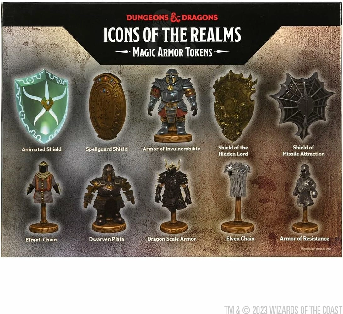 D&D Icons of the Realms: Magic Armor Tokens - EN