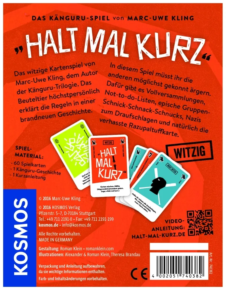 Halt mal kurz – Das Känguru-Spiel