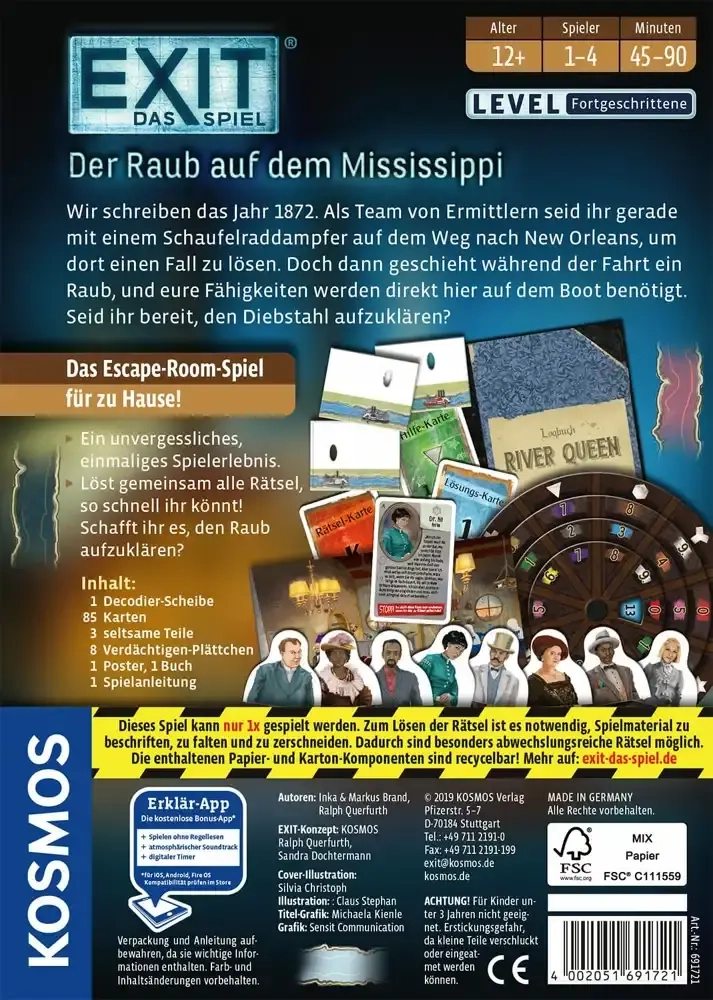 EXIT - Das Spiel - Der Raub auf dem Mississippi