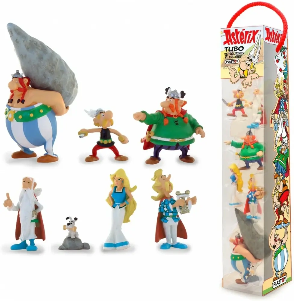 Asterix Dorfbewohner - Tube (7 Figuren)