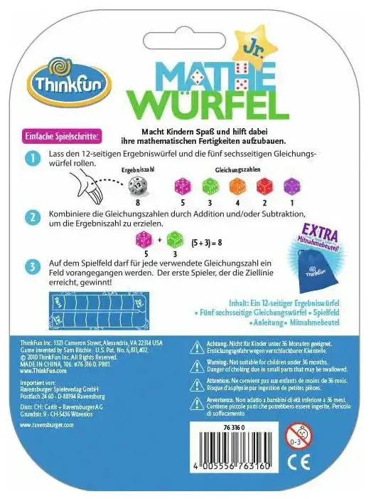 Mathe Würfel Junior