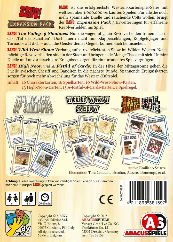 Bang! - Expansion Pack - Erweiterung