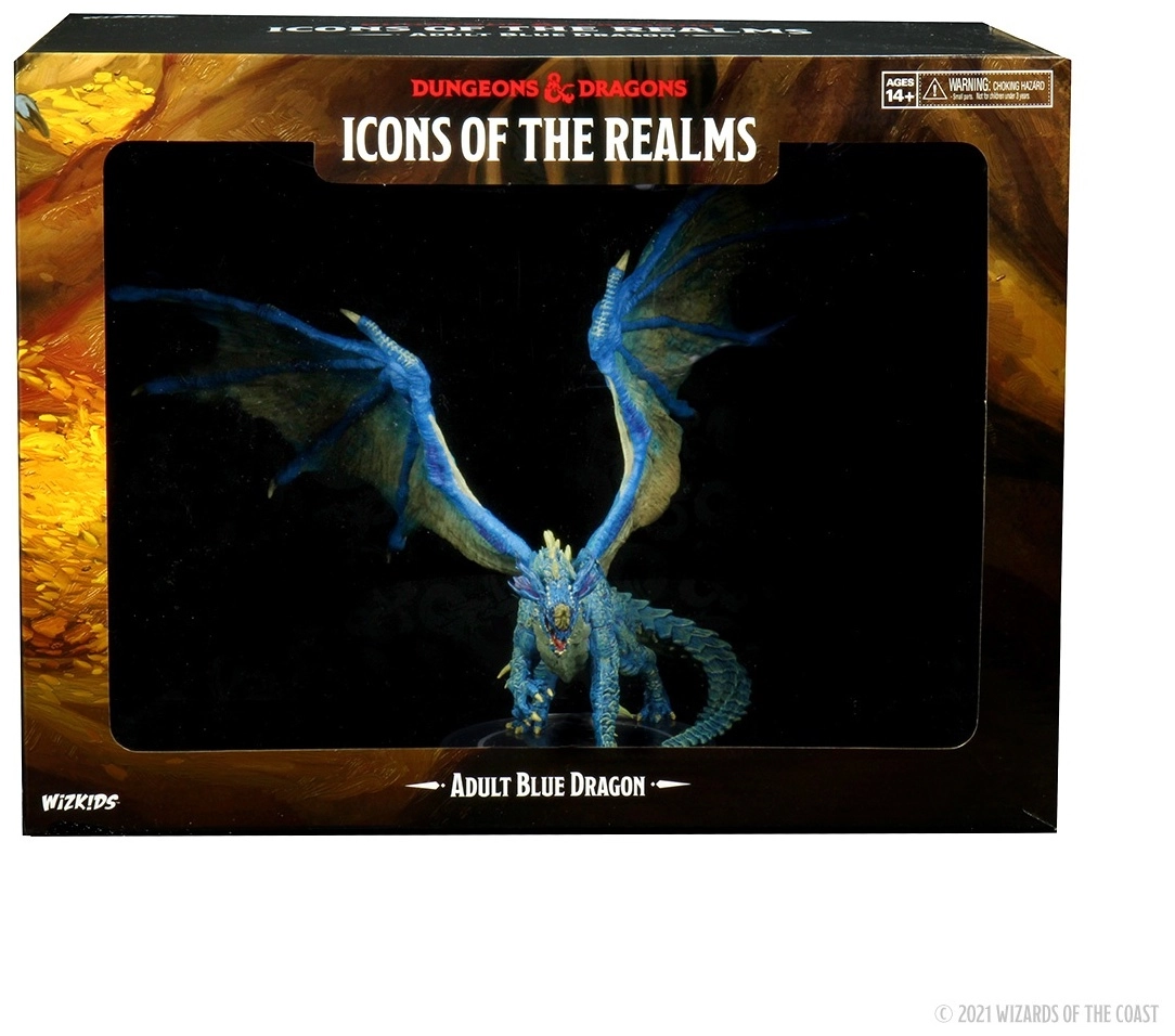 D&D Icons of the Realms Premium Miniatur vorbemalt Adult Blue Dragon