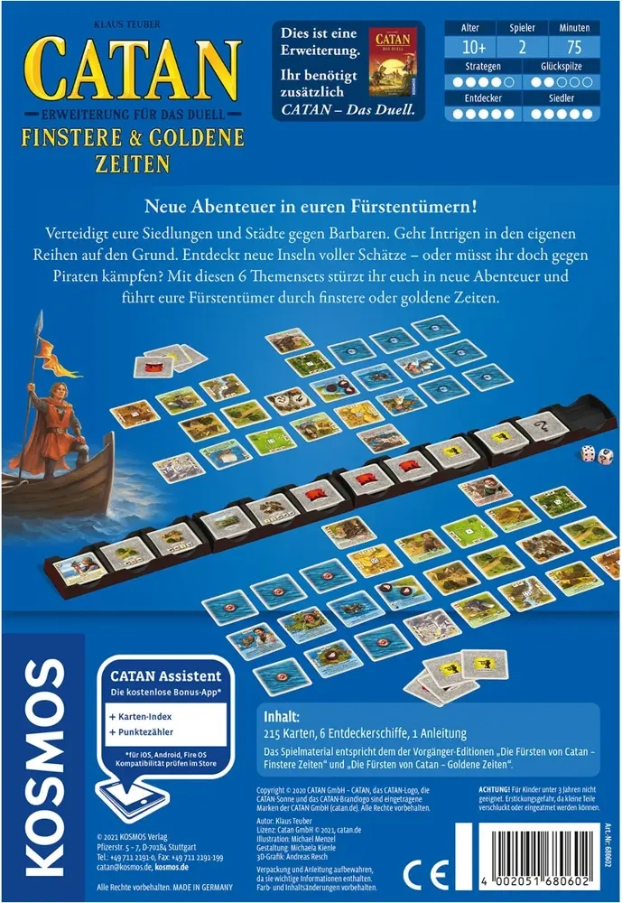 Catan - Das Duell - Erweiterung - Finstere & Goldene Zeiten