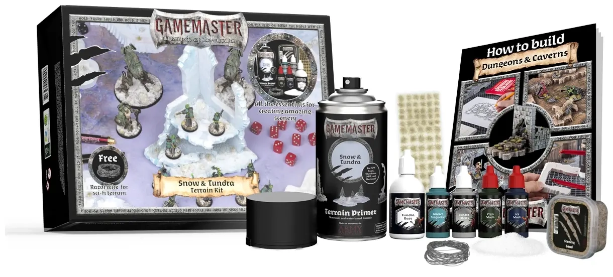 Gamemaster Snow & Tundra Terrain Kit