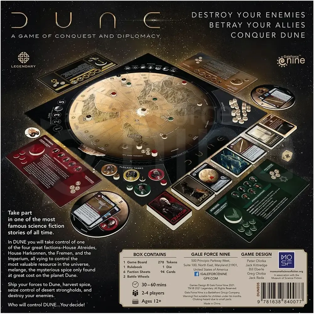 Dune Board Game Movie Version - EN