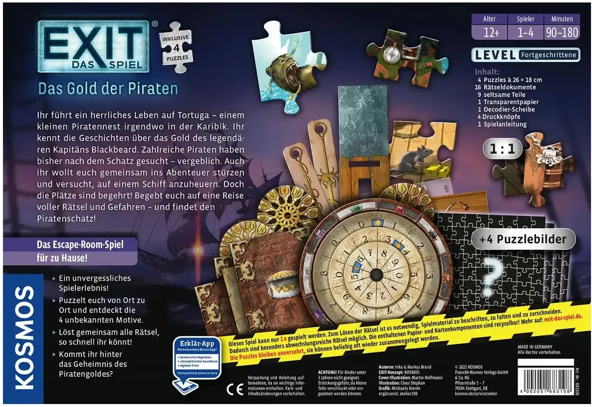 EXIT - Das Spiel + Puzzle: Das Gold der Piraten