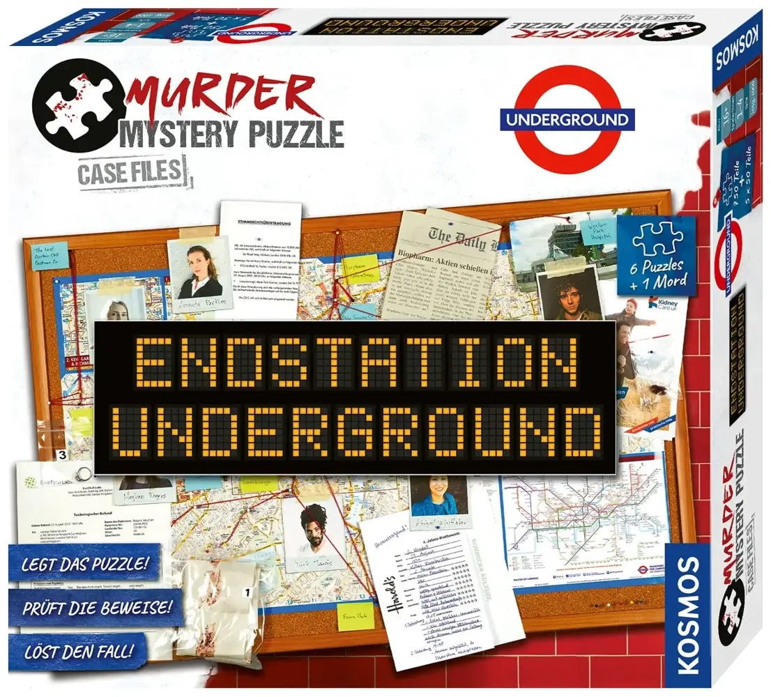 Murder Mystery Puzzle – Endstation Underground