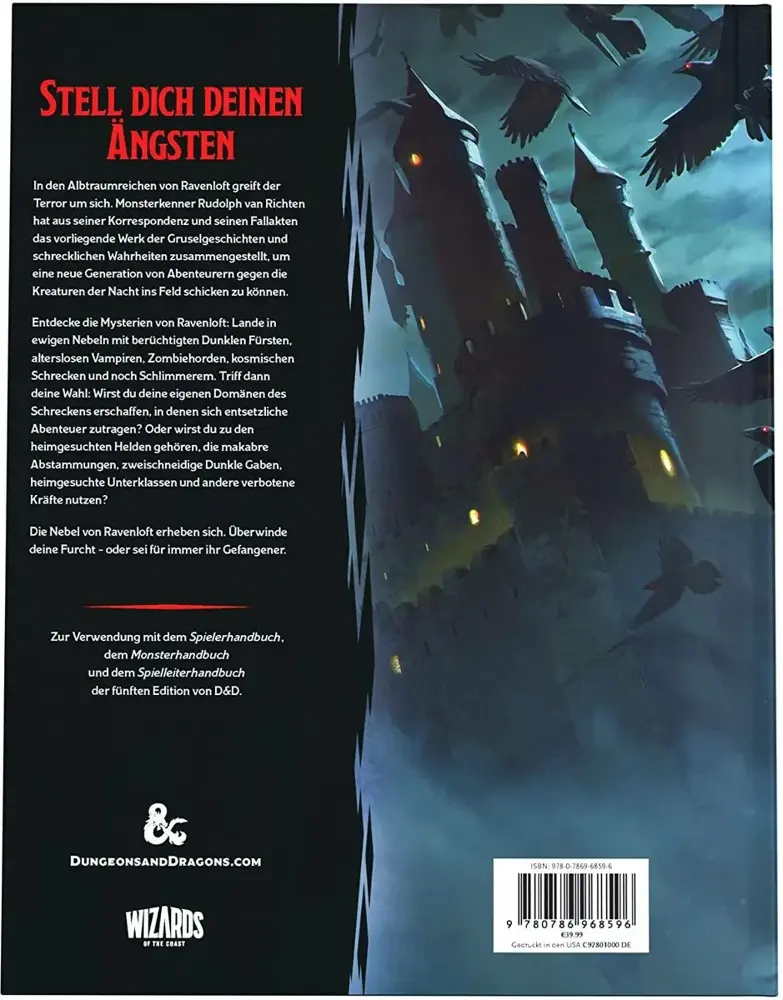 D&D Van Richten's Guide to Ravenloft - DE