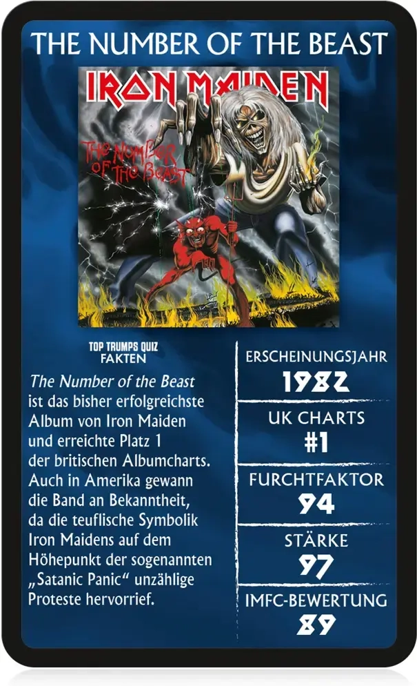 Top Trumps – Iron Maiden Collectables