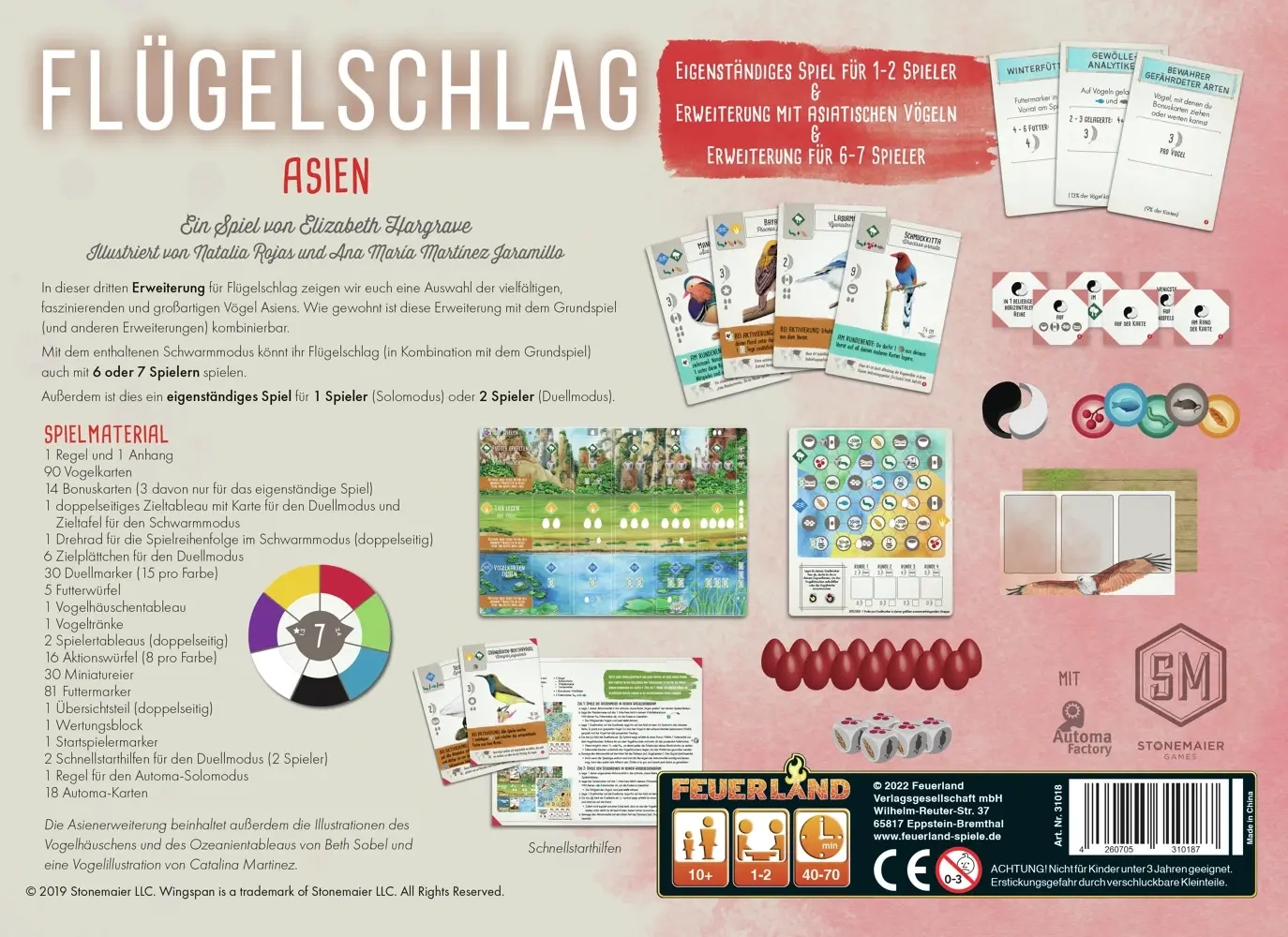 Flügelschlag Asien-Erweiterung