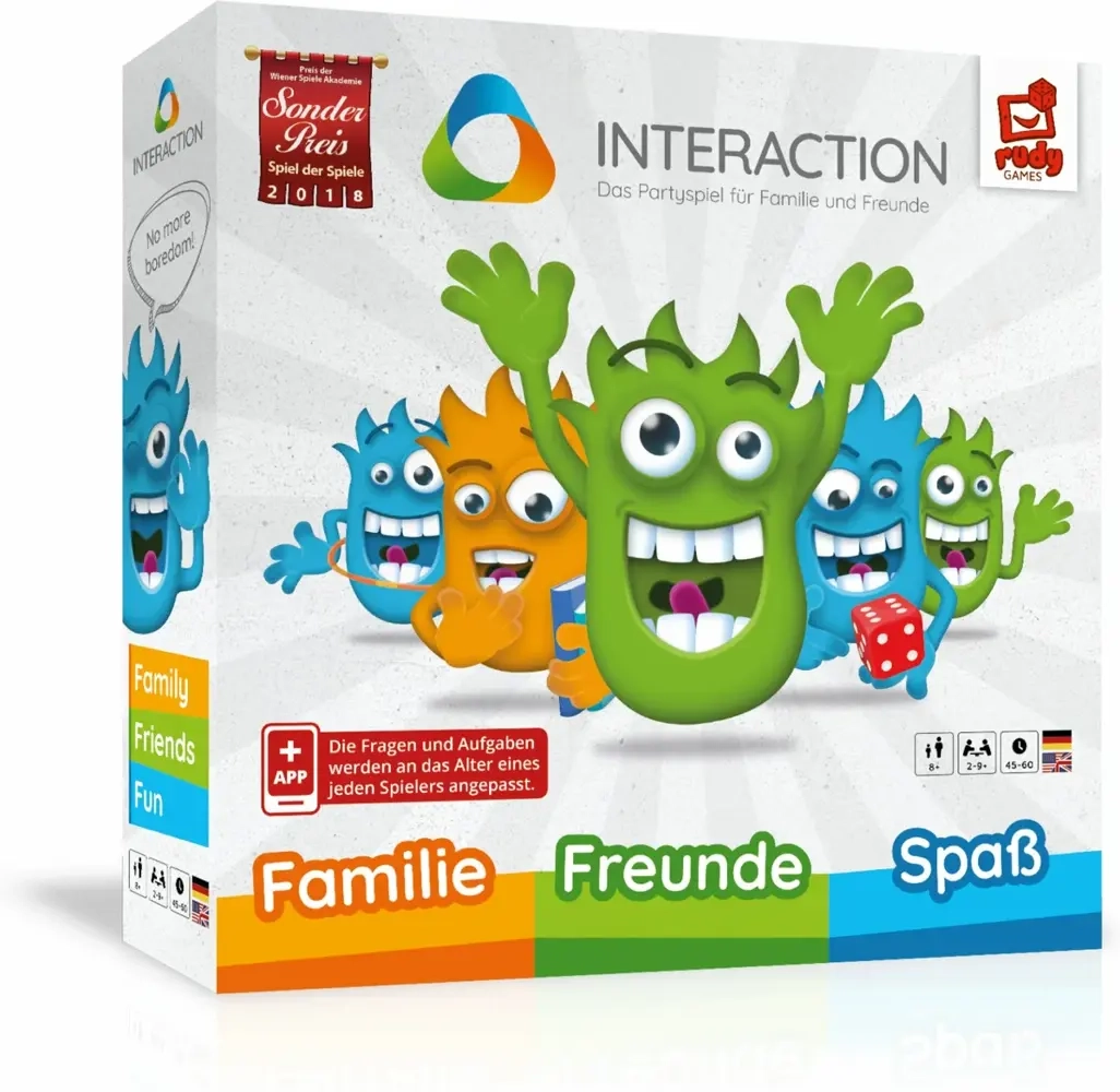 INTERACTION - Das interaktive Partyspiel für die ganze Familie und Freunde!