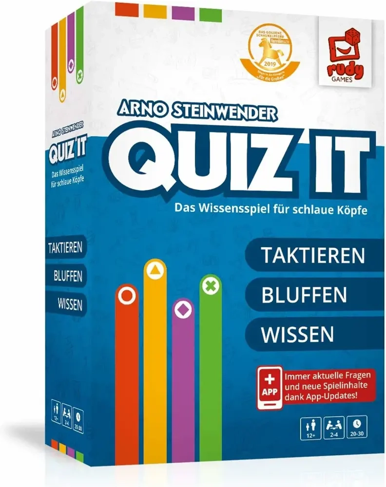 QUIZ IT - Das Wissensspiel für schlaue Köpfe