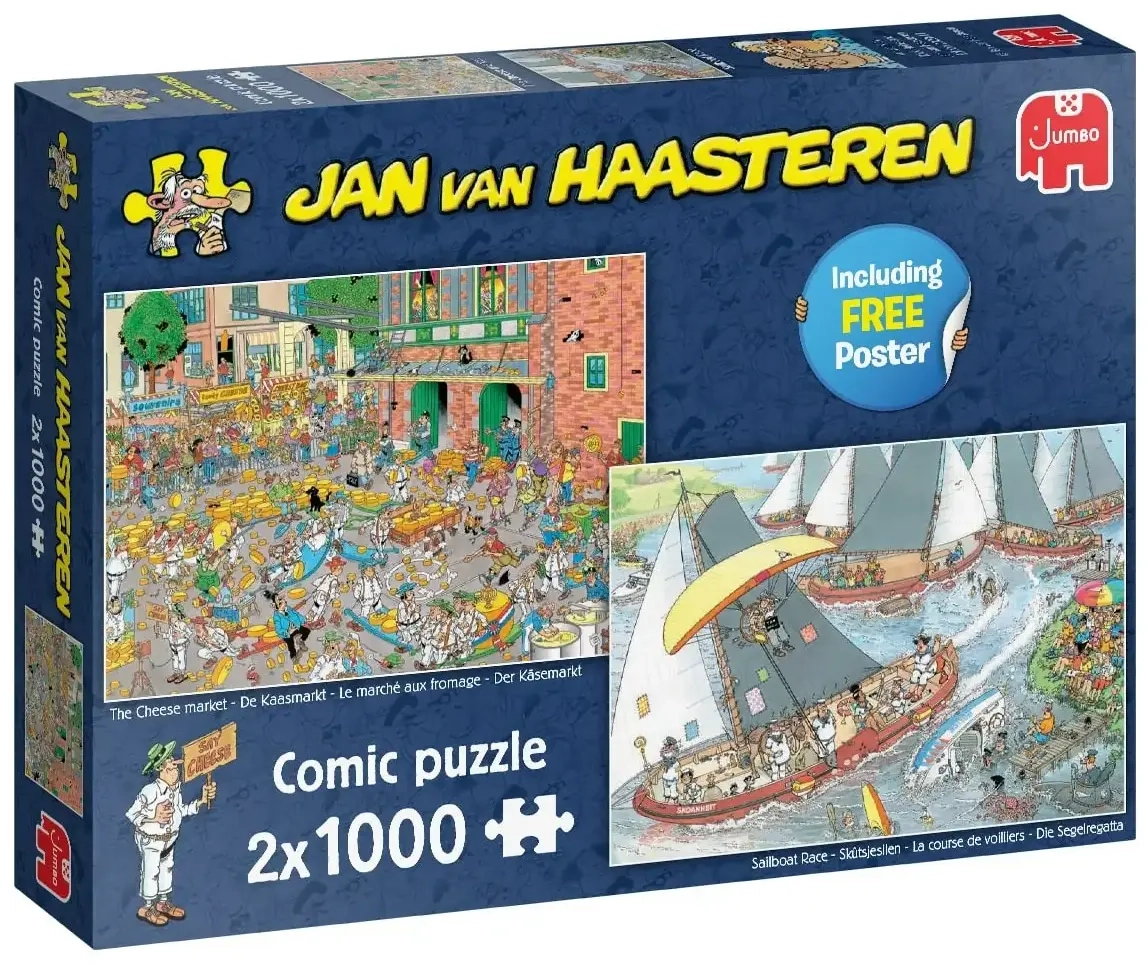 Der Käsemarkt & Die Segelregatta - Jan van Haasteren