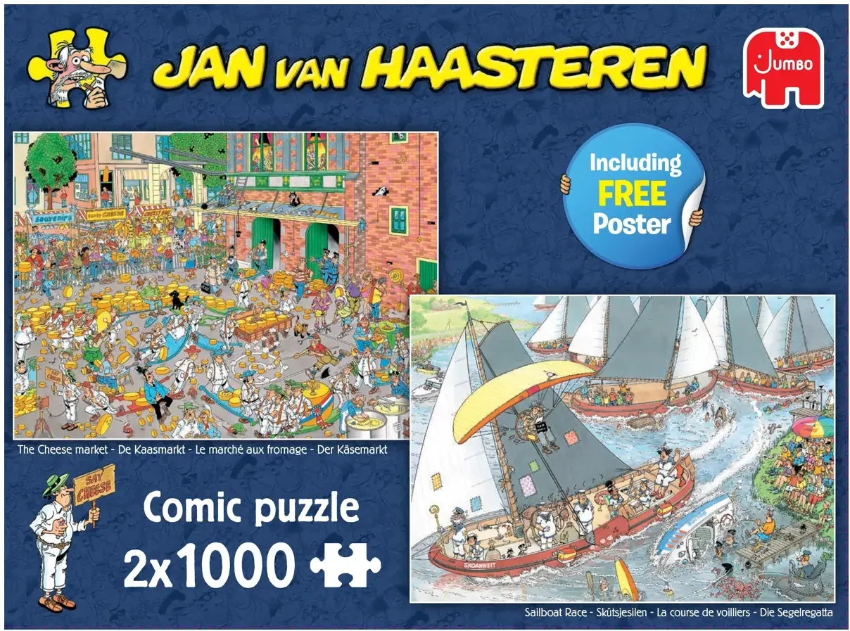 Der Käsemarkt & Die Segelregatta - Jan van Haasteren