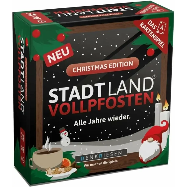 STADT LAND VOLLPFOSTEN: Das Kartenspiel – CHRISTMAS EDITION - Alle Jahre wieder