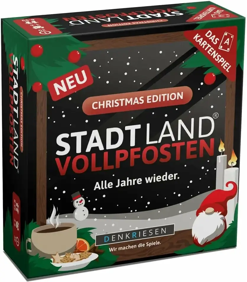 STADT LAND VOLLPFOSTEN: Das Kartenspiel – CHRISTMAS EDITION - Alle Jahre wieder